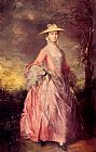 Thomas Gainsborough Canvas Paintings - Mary Countess of Howe